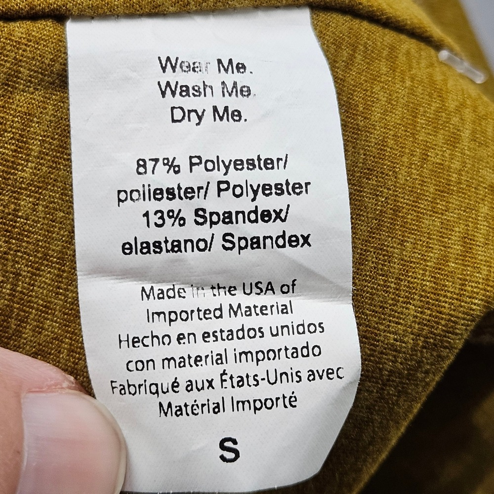 Beyond Yoga Womens Sz S Spacedye Crossover High Waisted Leggings Mustard Yellow - Picture 8 of 11